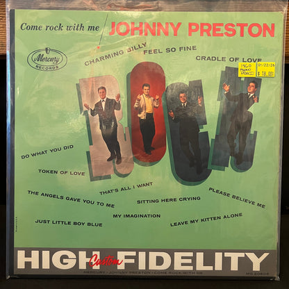 Used Vinyl: Johnny Preston "Come Rock With Me" LP (1960 Mono Press)