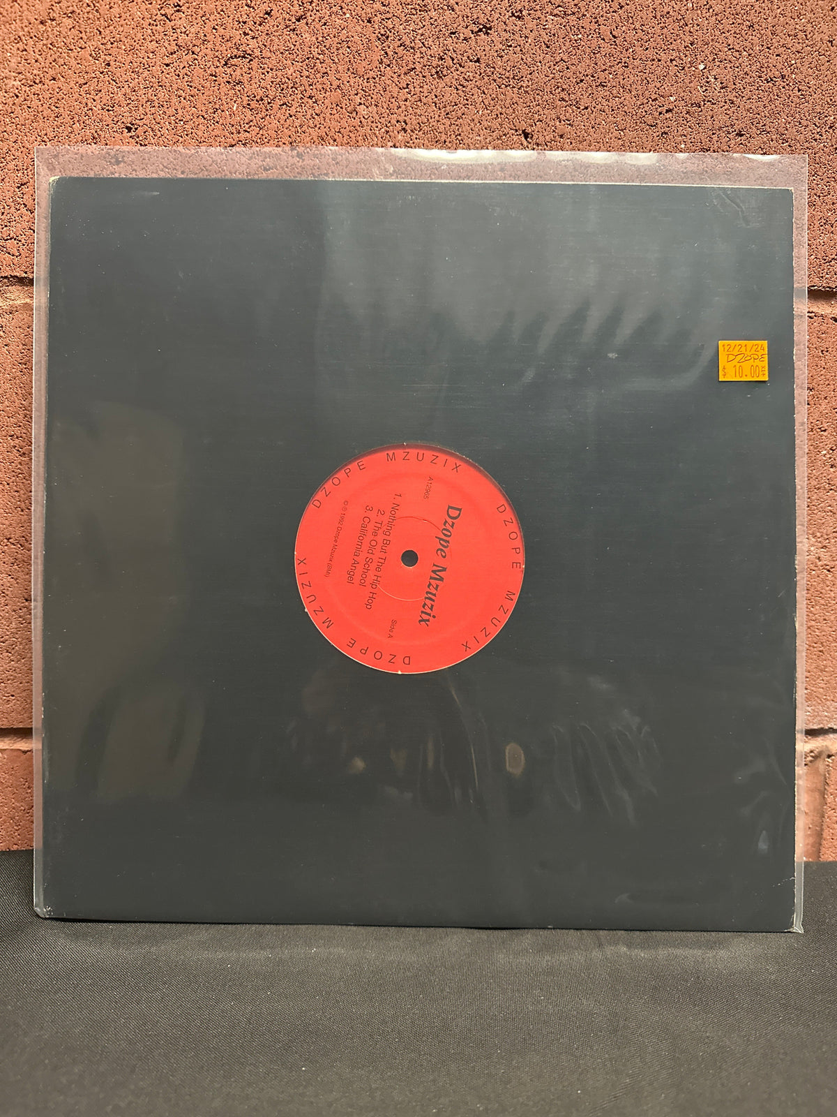 Used Vinyl: Dzope Mzuzix "Nothing But The Hip Hop" 12"