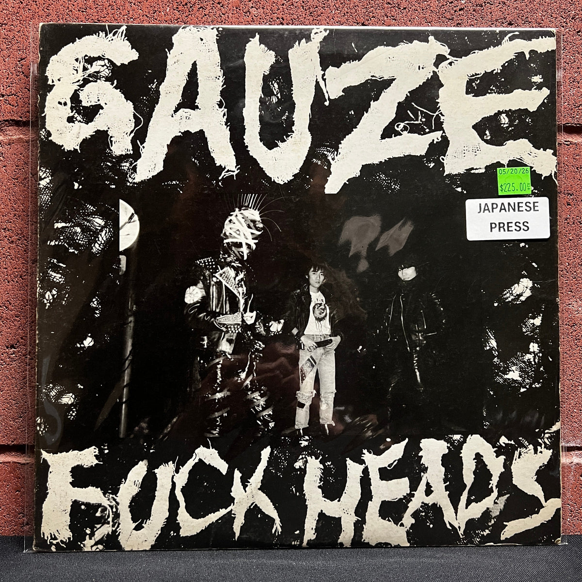 Used Vinyl: Gauze "Fuck Heads" LP (1985 Japanese Issue w/ Inner label insert)