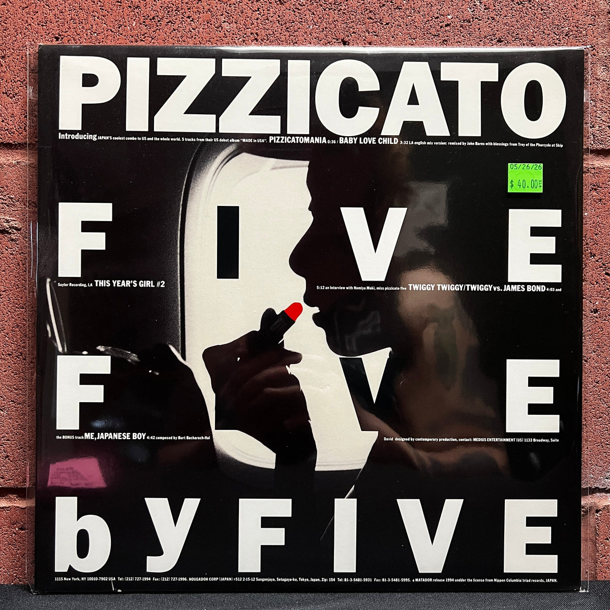 Used Vinyl: Pizzicato Five ”Five By Five” 12" (1994 Press)