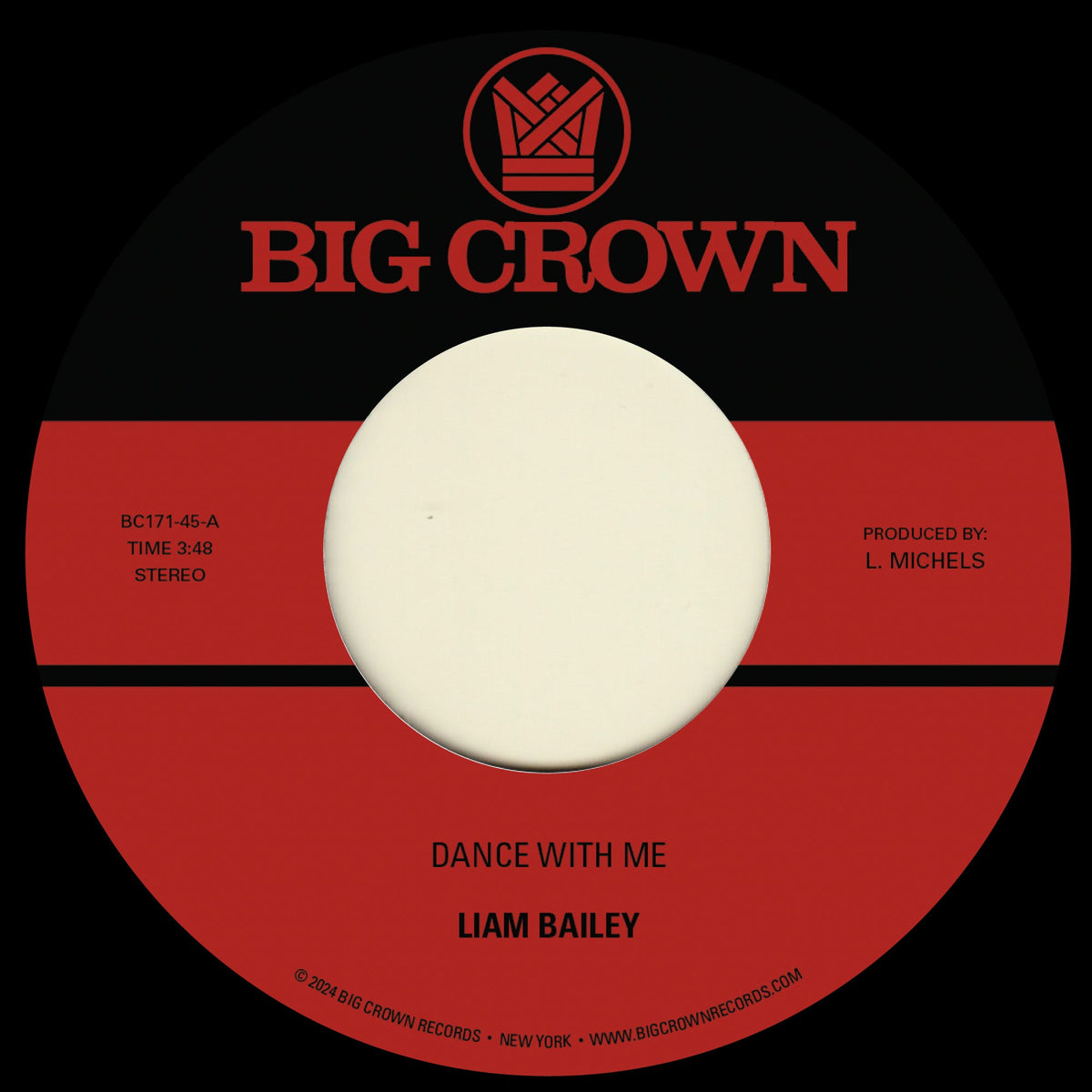 Liam Bailey "Dance With Me b/w Mercy Tree" 7"