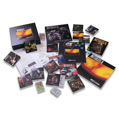 [Pre Order] Metallica - ReLoad - Deluxe Limited Numbered Edition 5LP, 45rpm 7" Vinyl Single, 15CD, 4DVD & Book Box Set  *