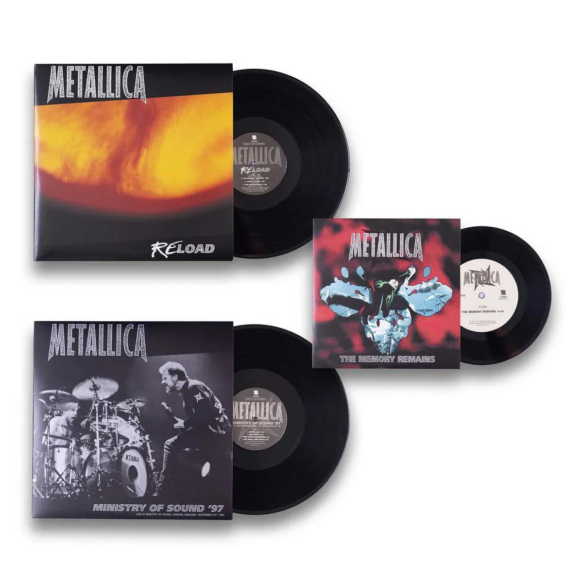 [Pre Order] Metallica - ReLoad - Deluxe Limited Numbered Edition 5LP, 45rpm 7" Vinyl Single, 15CD, 4DVD & Book Box Set  *
