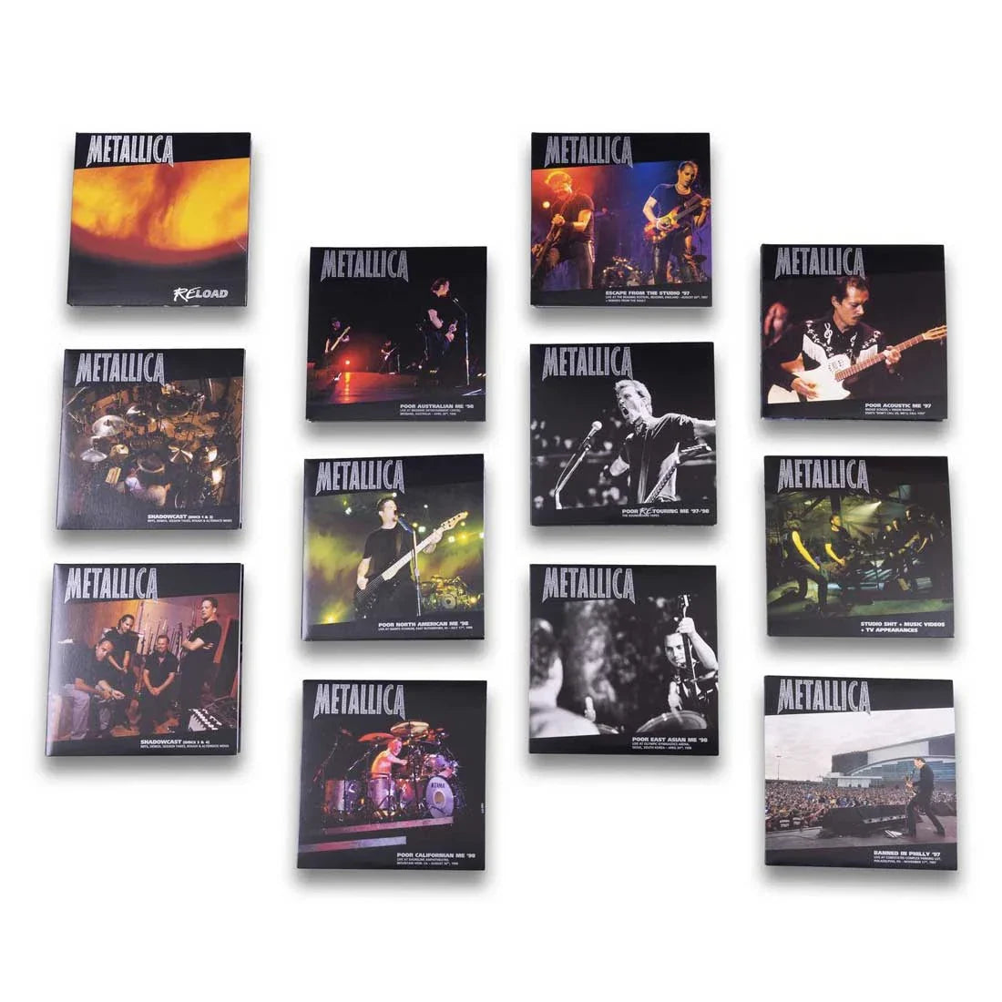 [Pre Order] Metallica - ReLoad - Deluxe Limited Numbered Edition 5LP, 45rpm 7" Vinyl Single, 15CD, 4DVD & Book Box Set  *