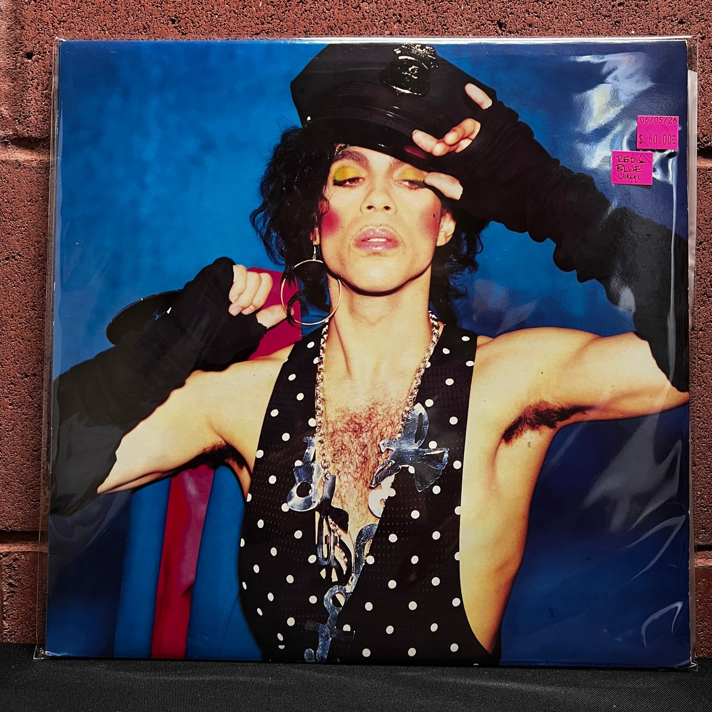 Used Vinyl: Prince "Live and Sexy" 2xLP (1989 Swedish Press on Red & Blue Vinyl)