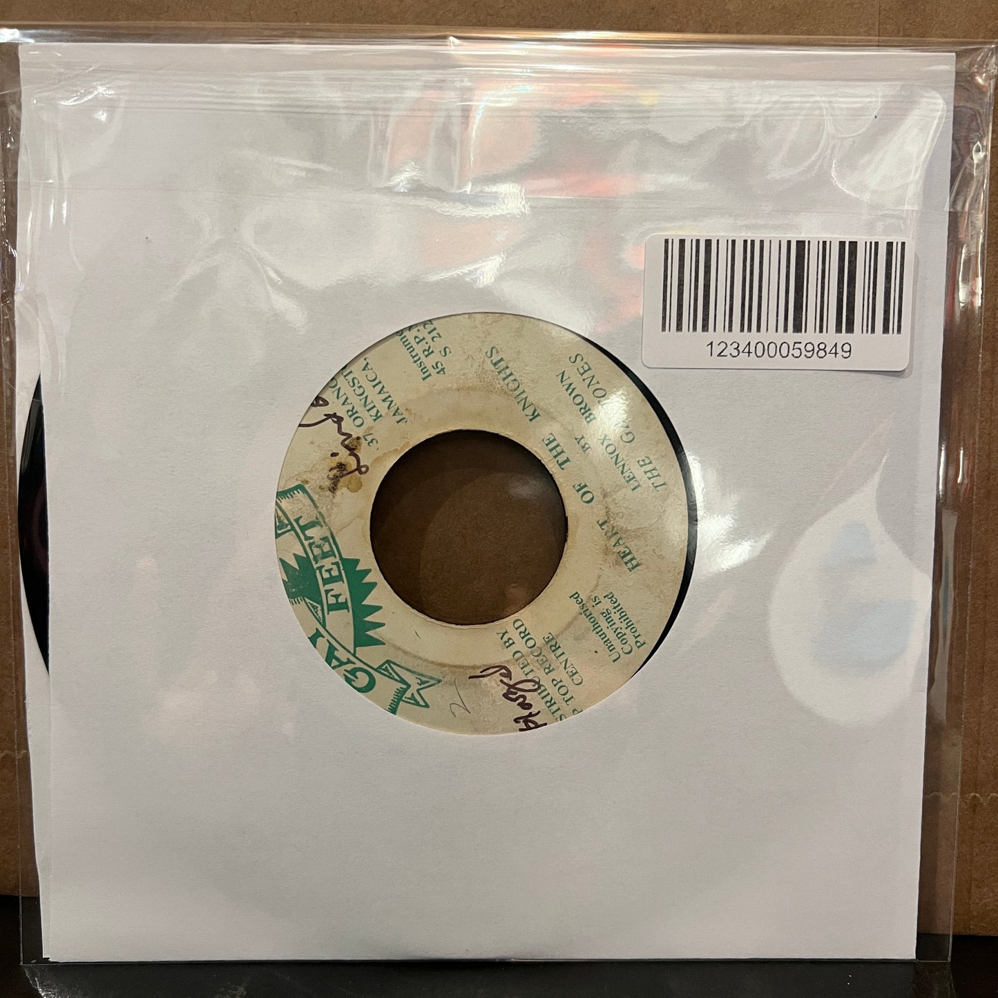 Used Vinyl: Julian / Lennox Brown "Cry To Me / Heart Of The Knights" 7" (1971 Jamaican pressing)