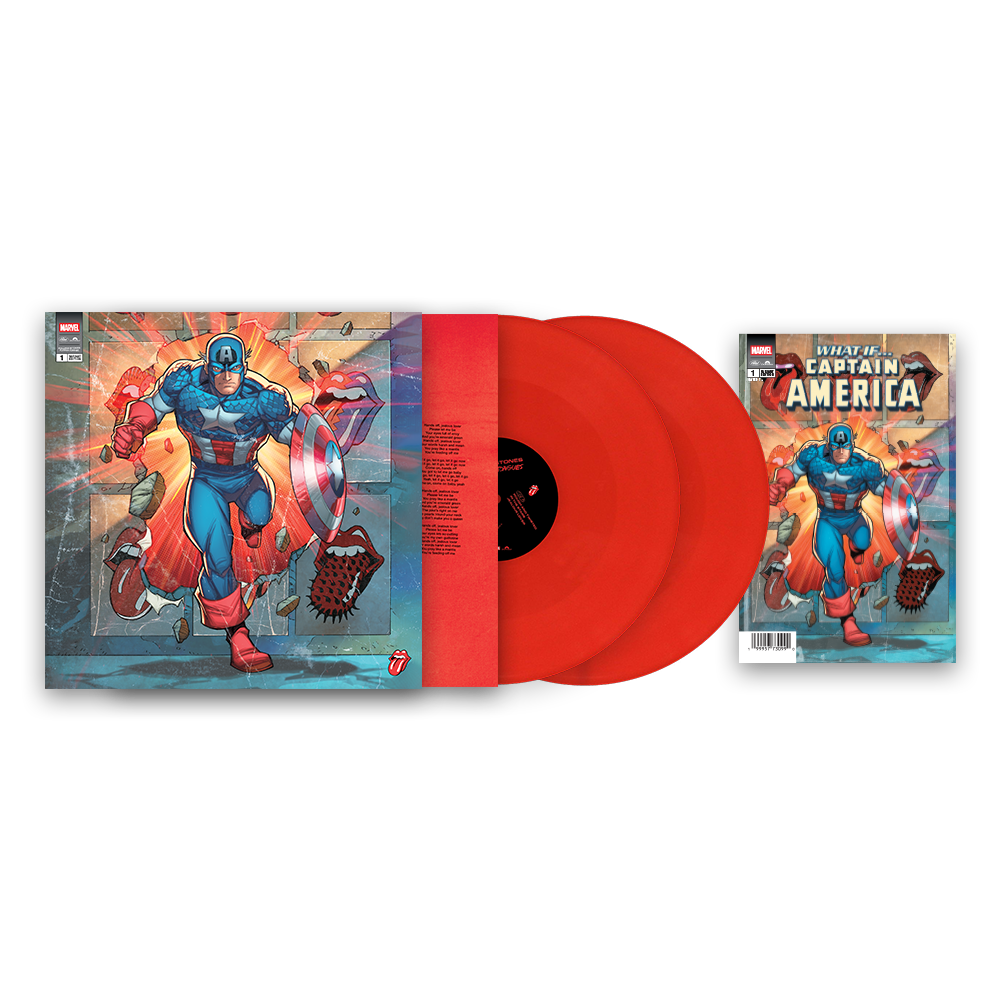 PRE-ORDER: The Rolling Stones "Foreign Tongues (Marvel Collector's Series)" 2xLP (Captain America Variant + Comic Book)