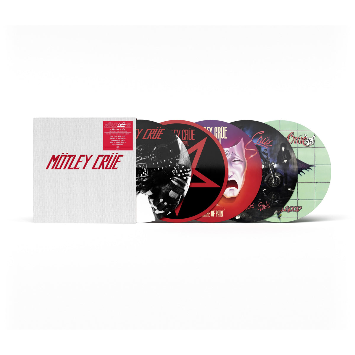 [Pre Order] Mötley Crüe - Crücial Crüe: The Picture Disc Collection - LP Box Set *