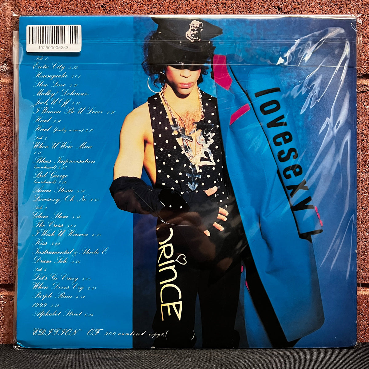Used Vinyl: Prince "Live and Sexy" 2xLP (1989 Swedish Press on Red & Blue Vinyl)