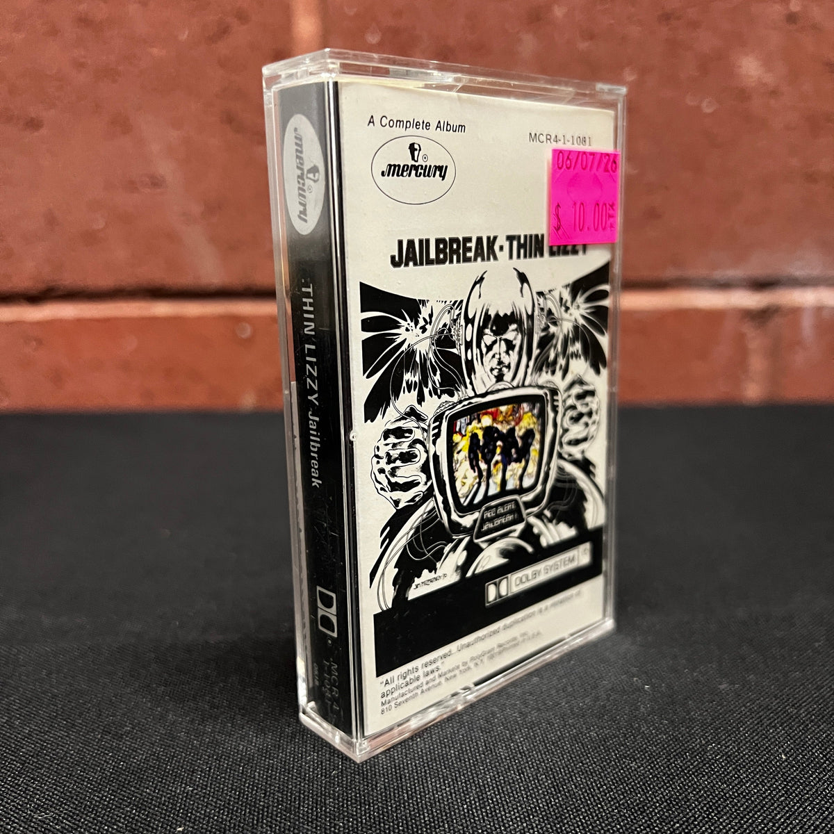 Used Cassette: Thin Lizzy "Jailbreak" Tape