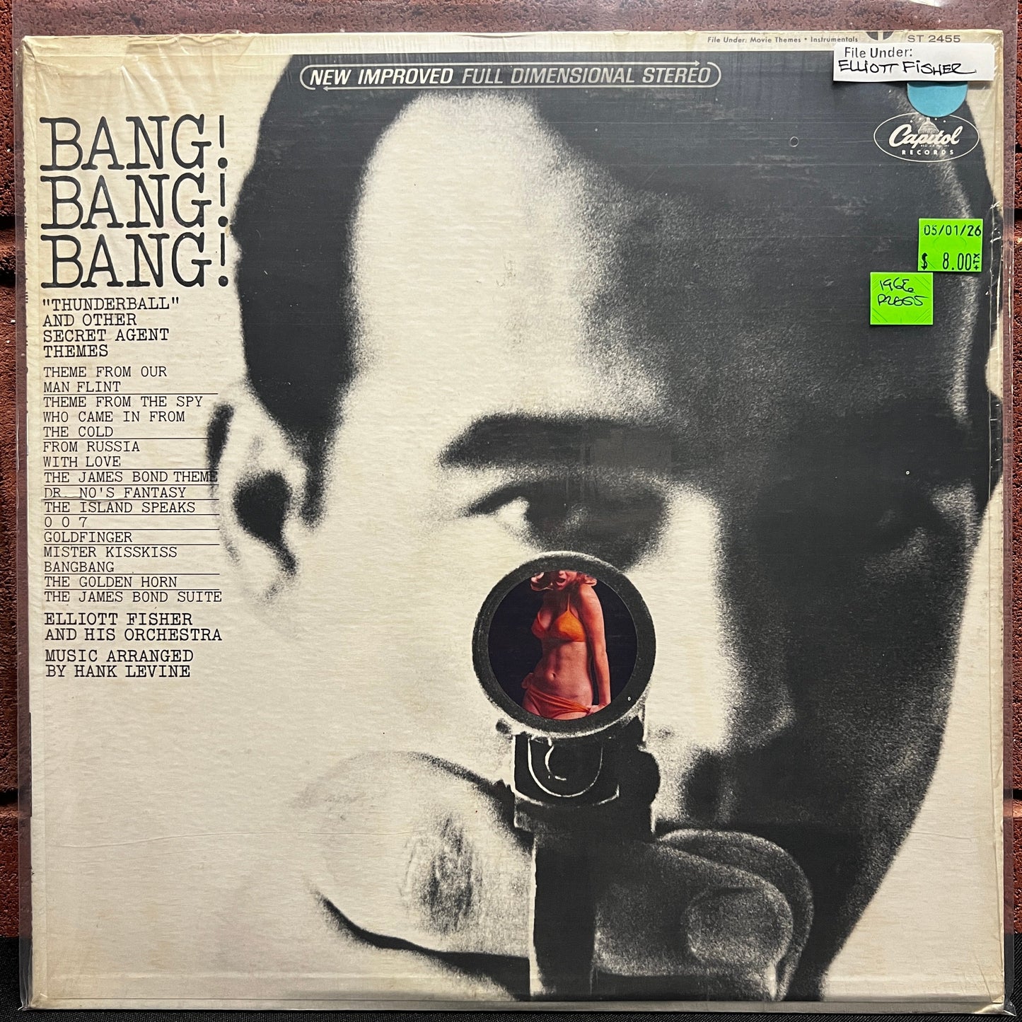 Used Vinyl: Elliott Fisher And His Orchestra ‎"Bang! Bang! Bang!" LP (1966 Press)