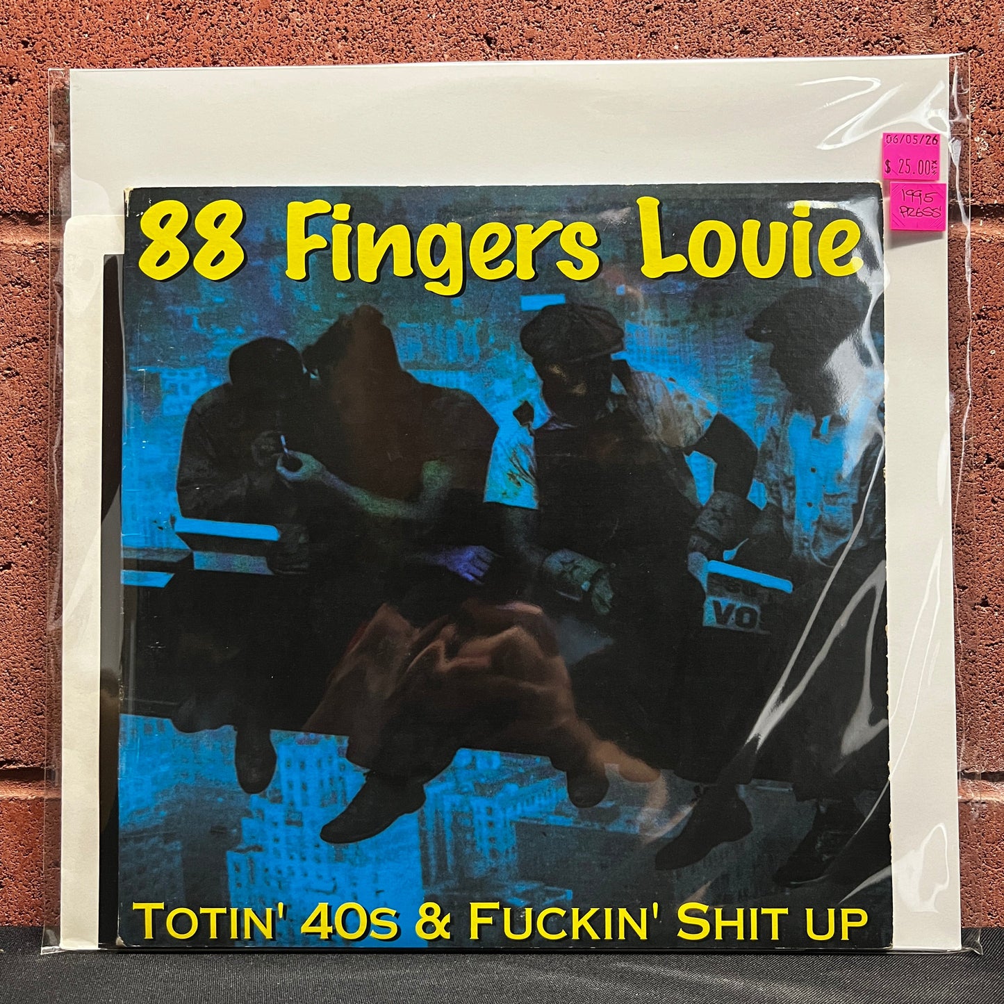 Used Vinyl: 88 Fingers Louie "Totin' 40s & Fuckin' Shit Up" 10" (1995 Black Vinyl Press)