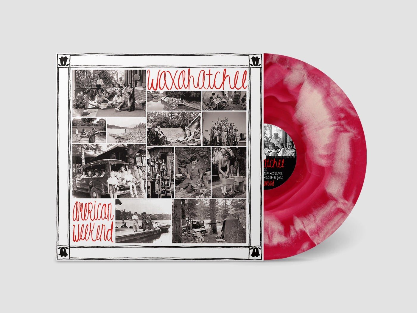 PRE-ORDER: Waxahatchee "American Weekend" LP (Red/White Swirl Vinyl)