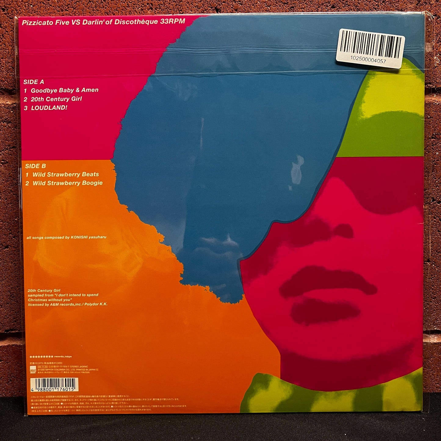 Used Vinyl: Pizzicato Five "Pizzicato Five VS Darlin' Of Discotheque" 12" EP (1999 Japanese Issue)
