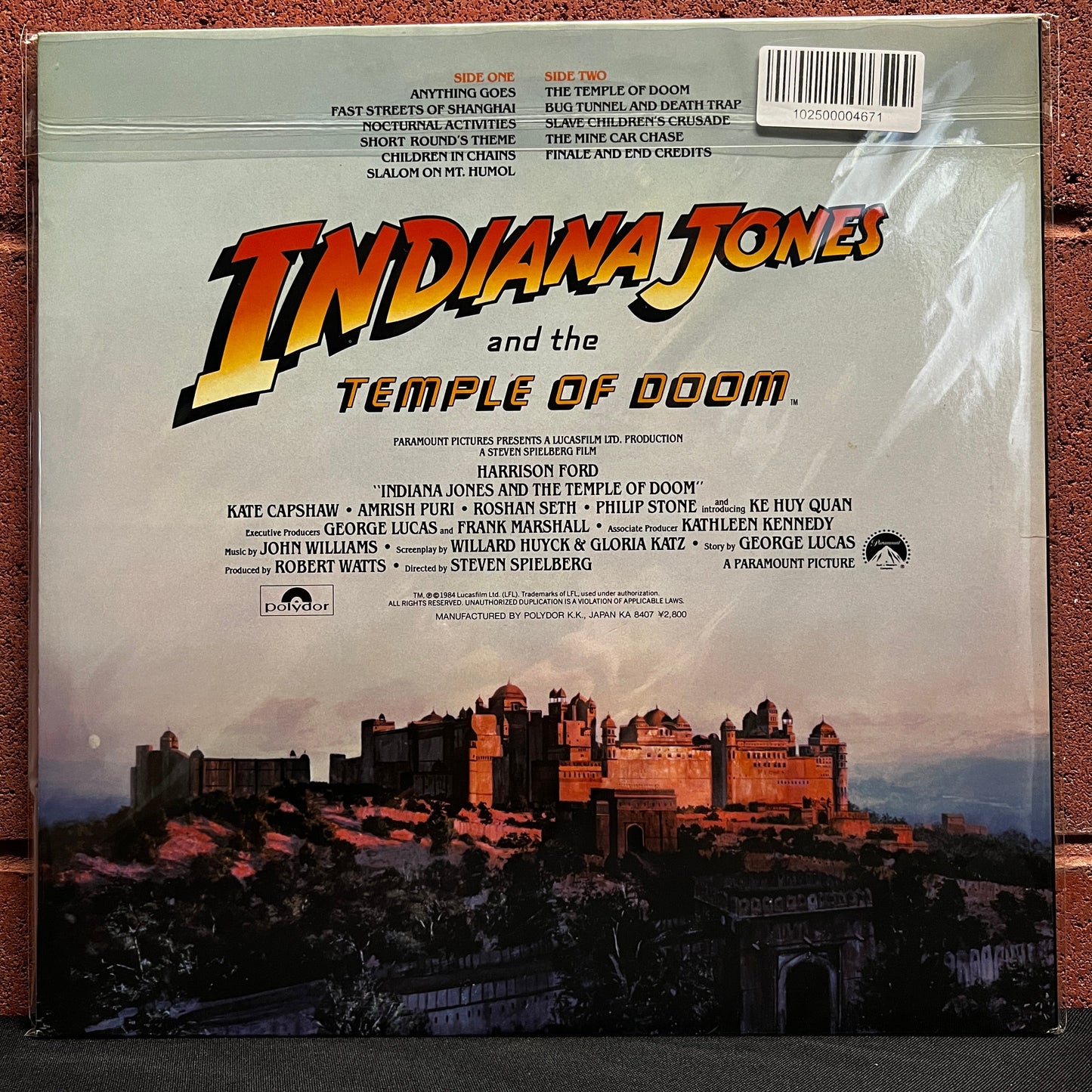 Used Vinyl: John Williams ”Indiana Jones And The Temple Of Doom (OST)” LP (1984 Japanese Press)