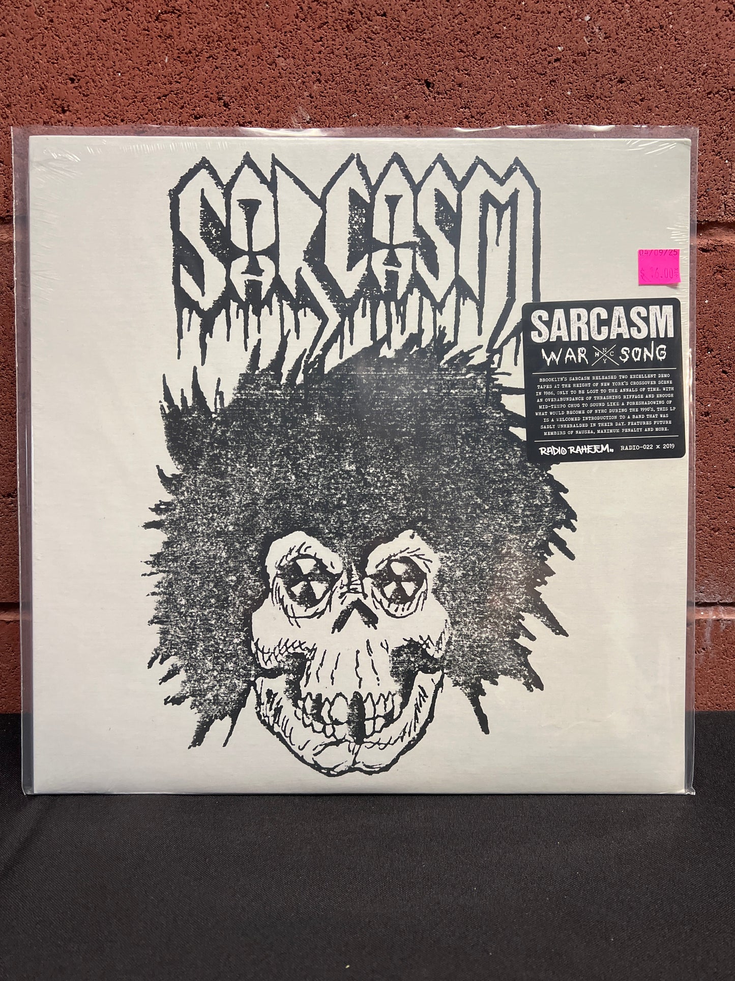 Used Vinyl: Sarcasm "War Song" LP