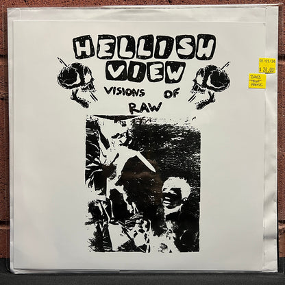 Used Vinyl: Hellish View "Visions Of Raw" LP (2018 Press - Test Press)