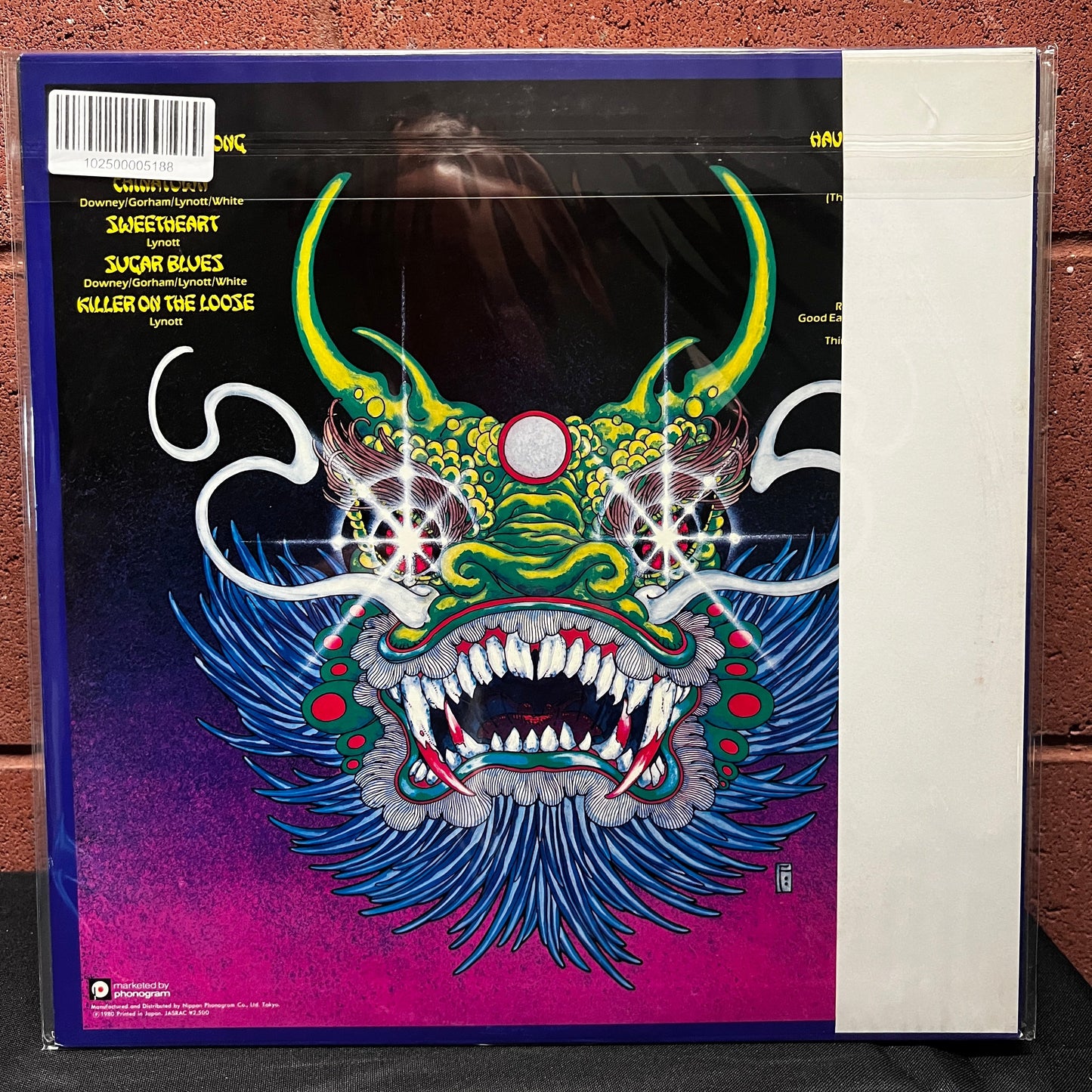 Used Vinyl: Thin Lizzy "Chinatown" LP (1980 Japanese White Label Promo)