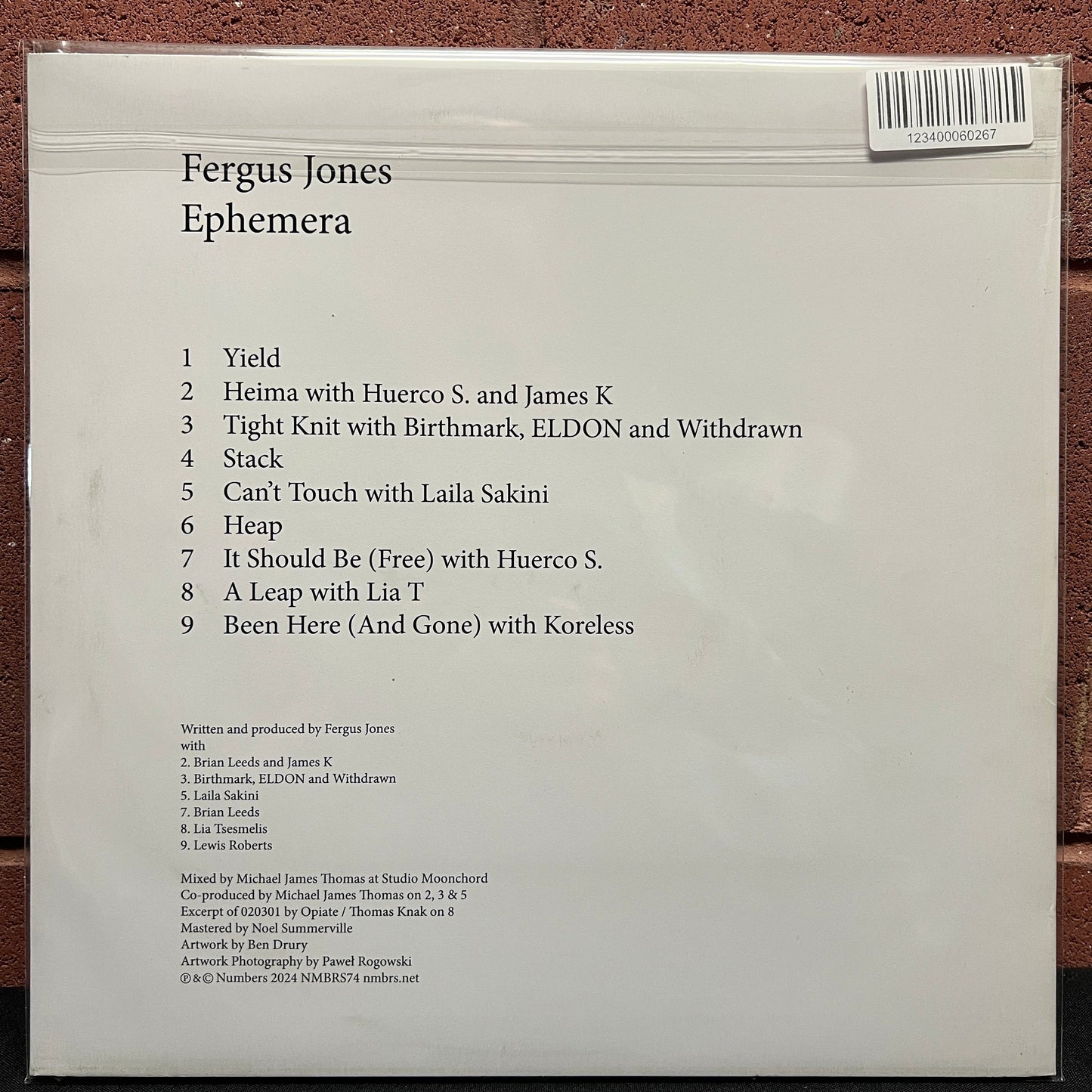 Used Vinyl: Fergus Jones (fka Perko) "Ephemera" LP (Danish pressing)