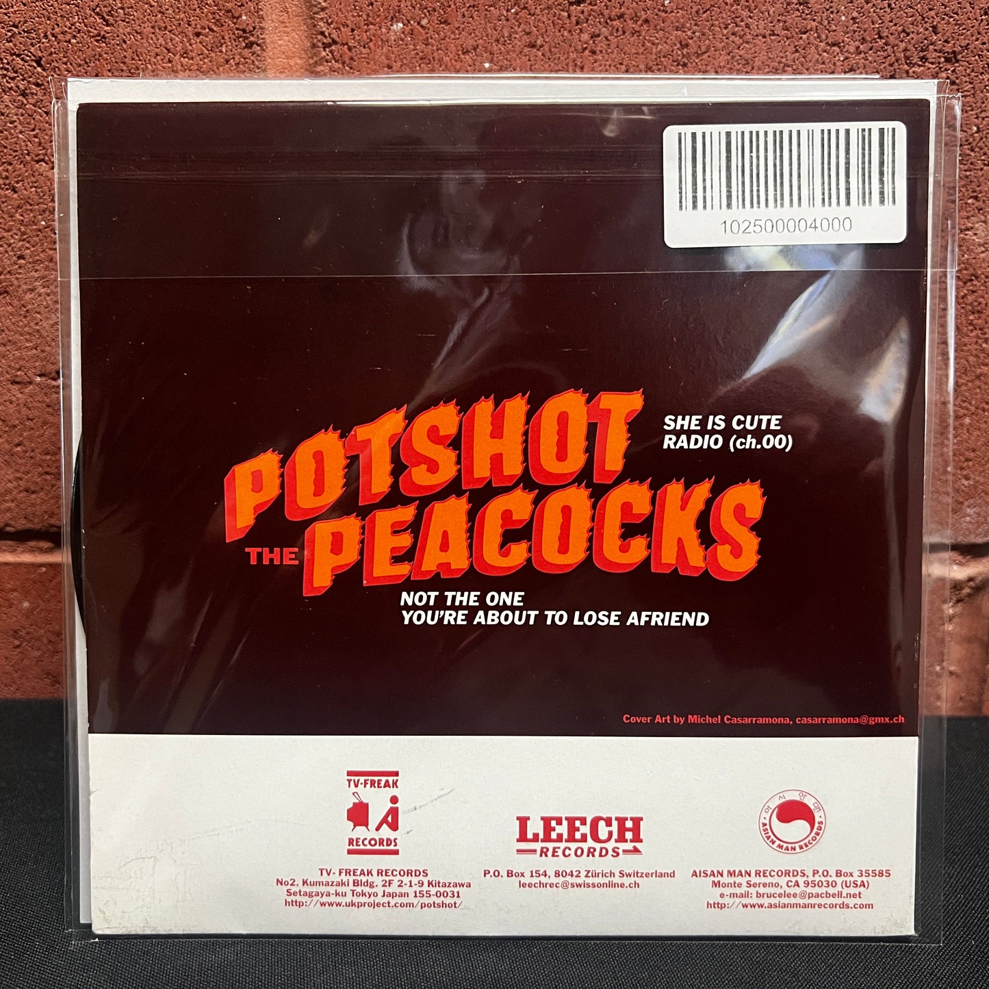 Used Vinyl: Potshot / The Peacocks "Split" 7" (2001 Japanese Issue)