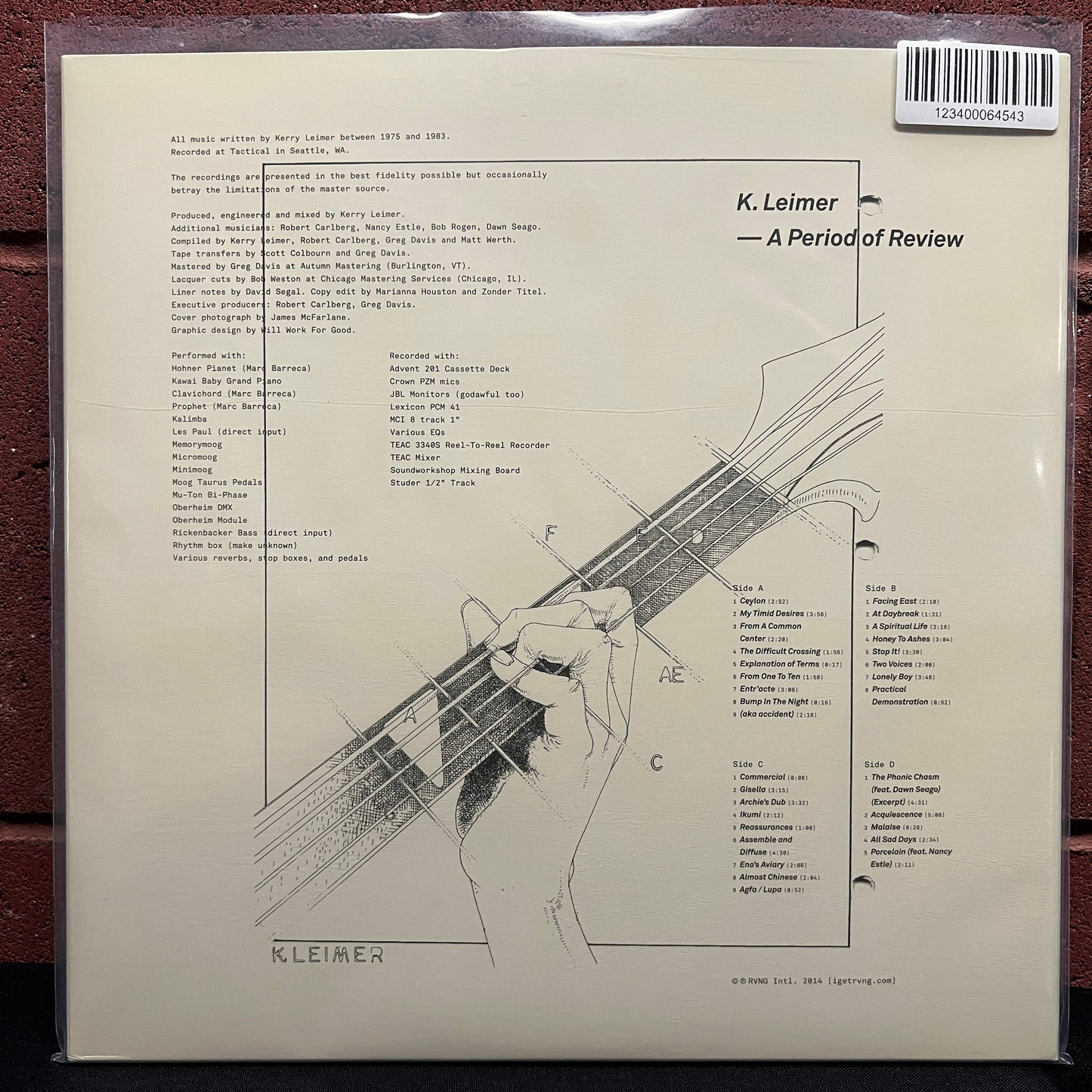 Used Vinyl: K. Leimer "A Period Of Review" 2xLP (2014 Press)