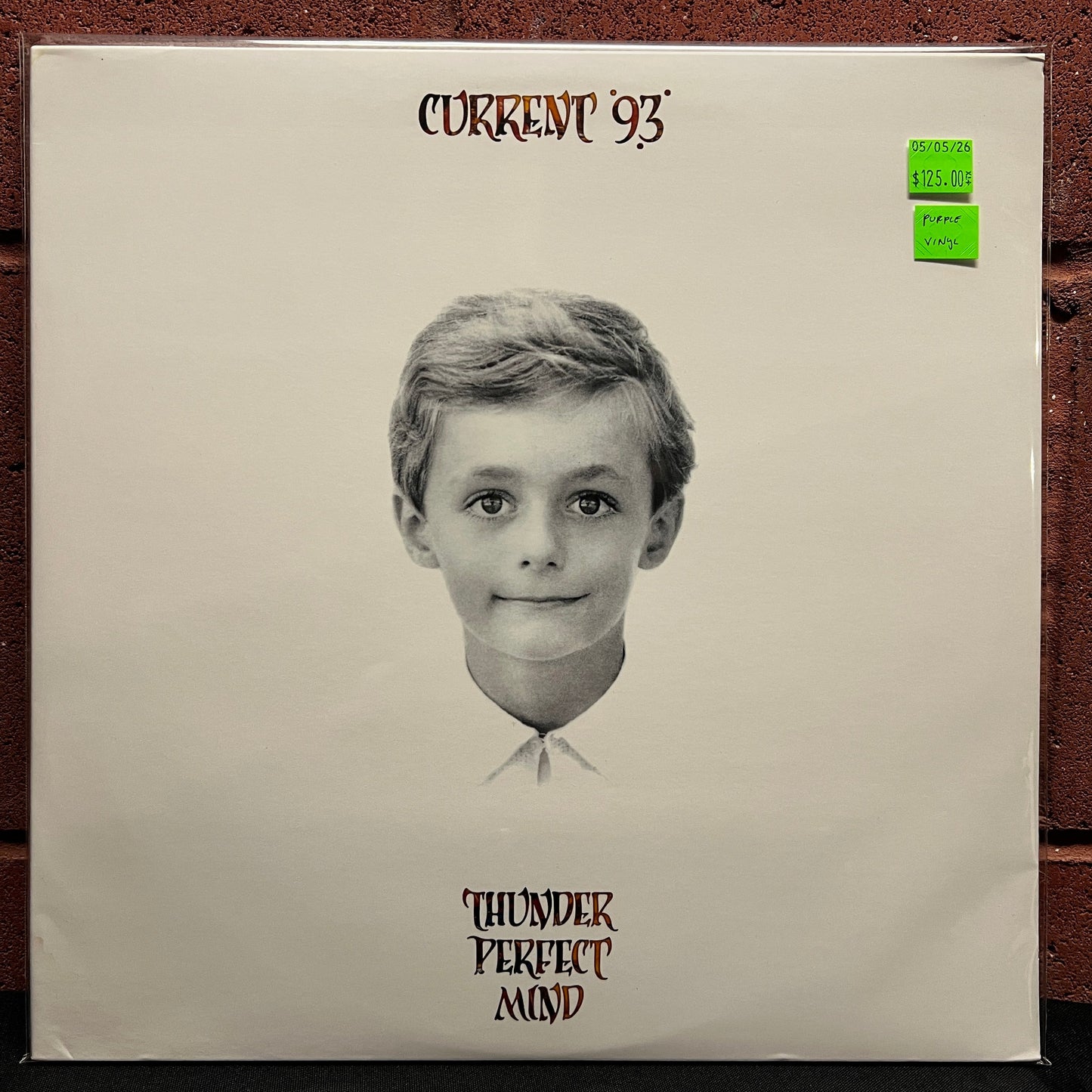 Used Vinyl: Current 93 "Thunder Perfect Mind" 2xLP (Purple vinyl)
