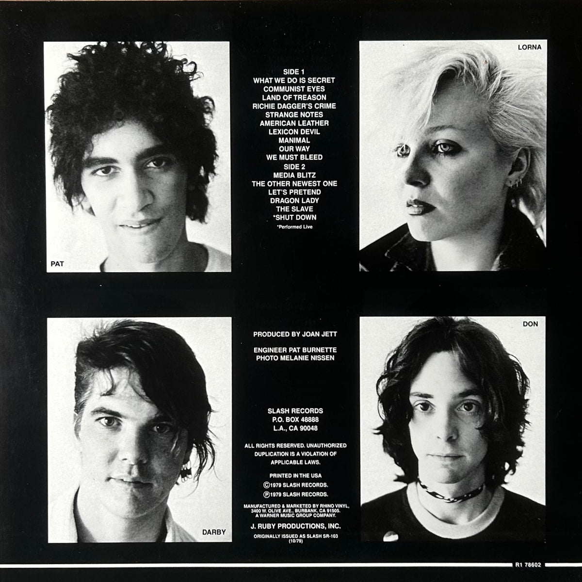 [Used LP] Germs / (GI)