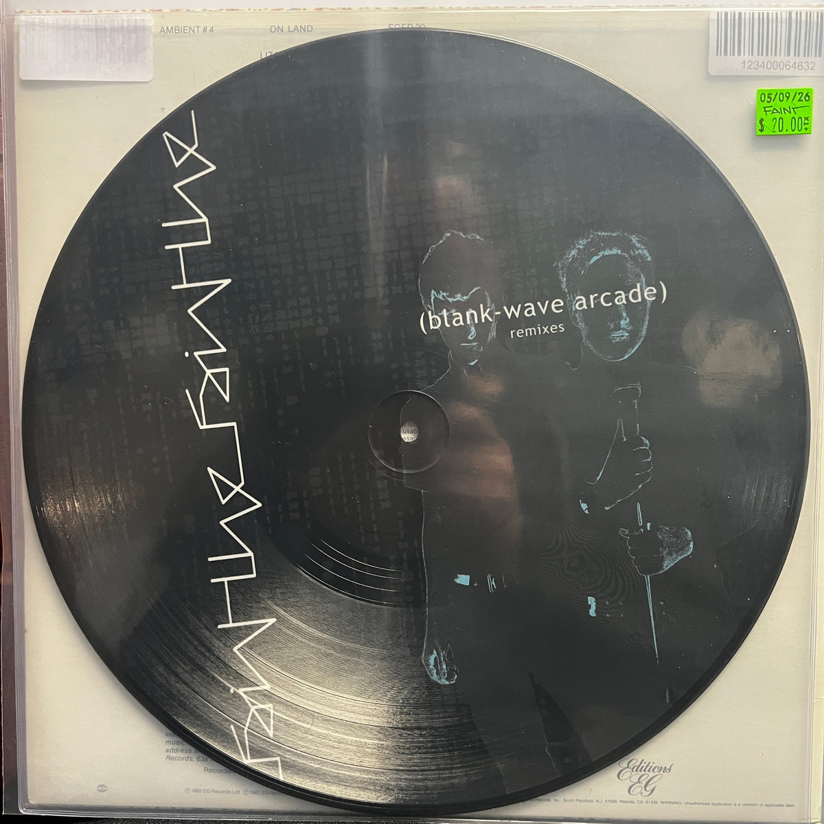 Used Vinyl: The Faint "Blank-Wave Arcade Remixes" LP (2000 Picture Disc)