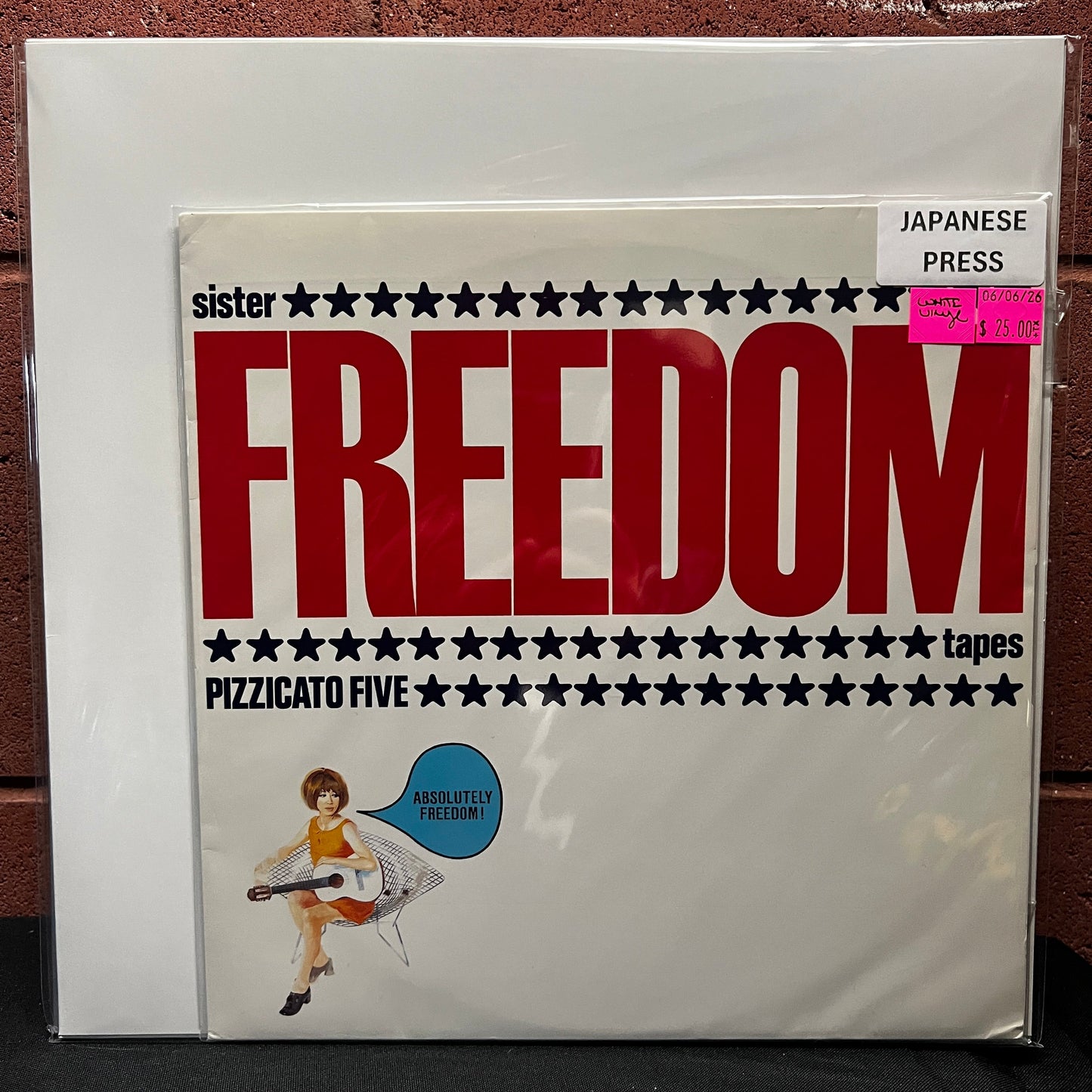 Used Vinyl: Pizzicato Five "Sister Freedom Tapes" 10" (White Vinyl Japanese Issue)