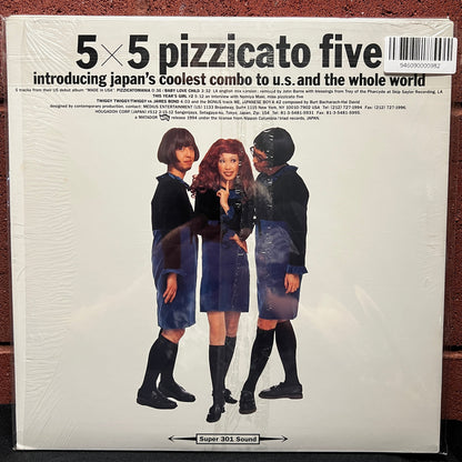 Used Vinyl: Pizzicato Five "Five By Five" 12" (1994 Japanese Press in Original Shrink)