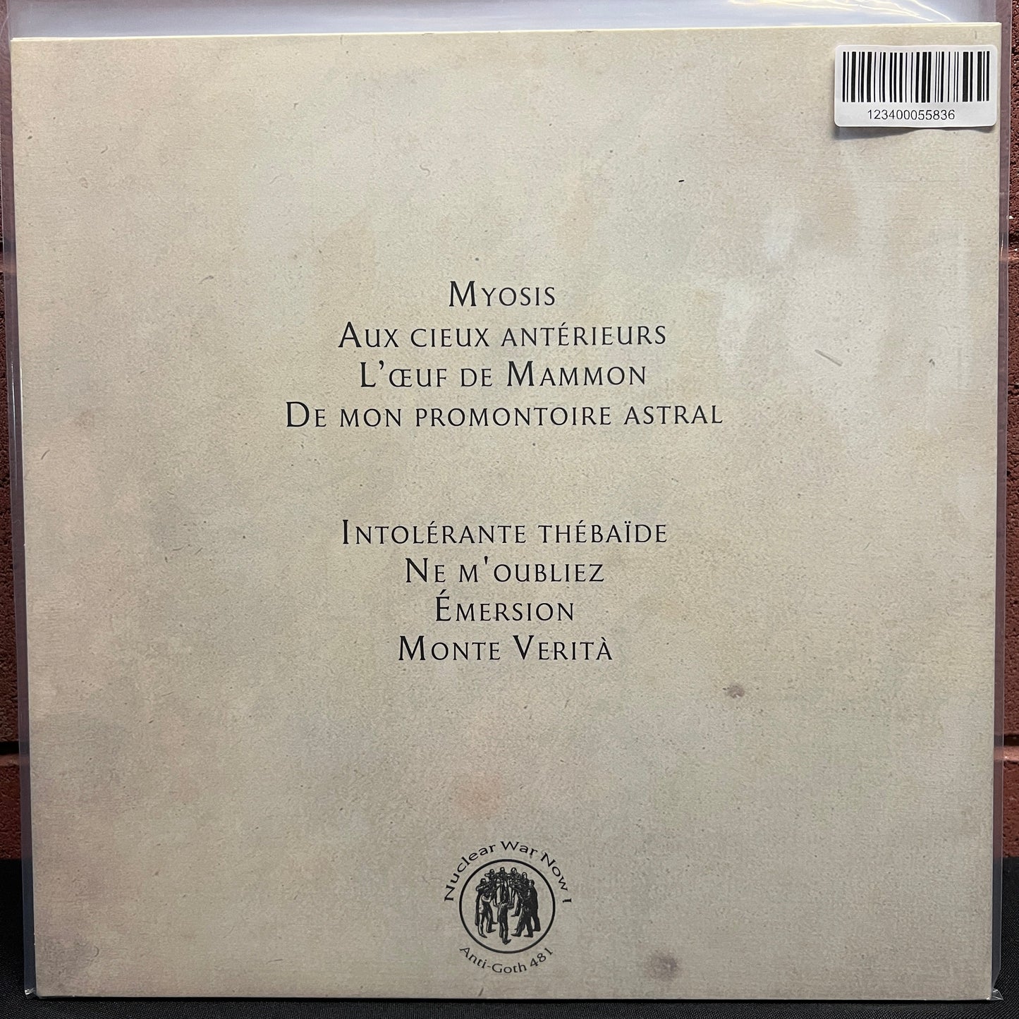 Used Vinyl: Cenotaphe "Monte Verita" LP