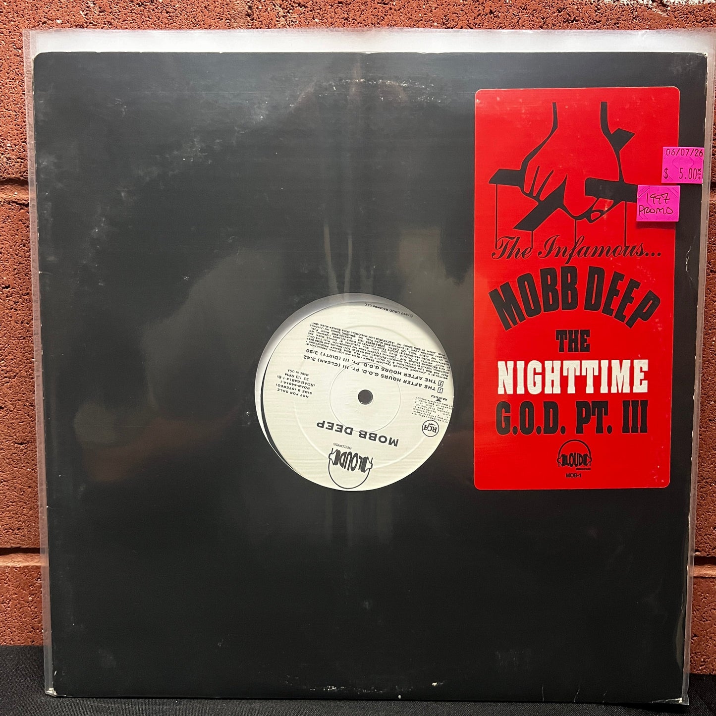 Used Vinyl: Mobb Deep "The Nighttime G.O.D. Pt. III" 12" (1997 Promo Press)
