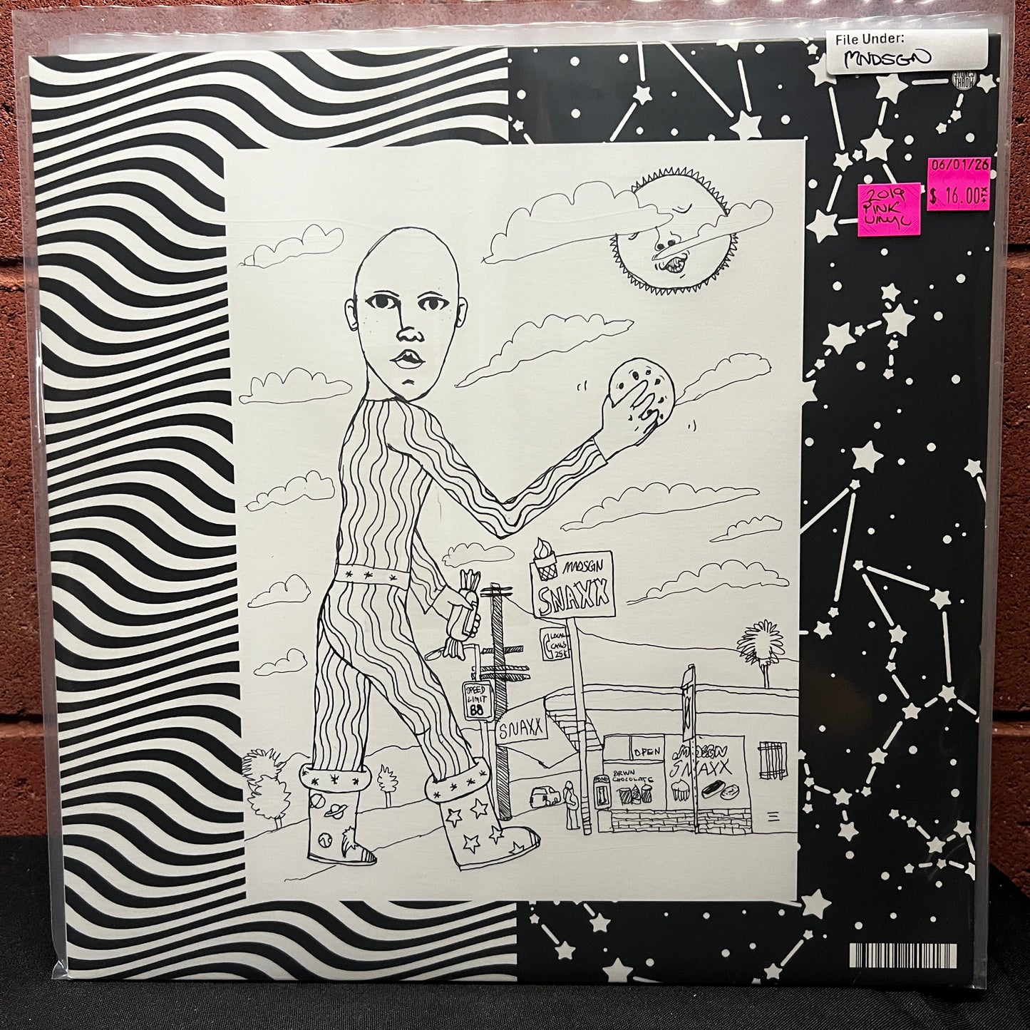 Used Vinyl: Mndsgn "Snaxx" LP (2019 Press - Pink Vinyl)
