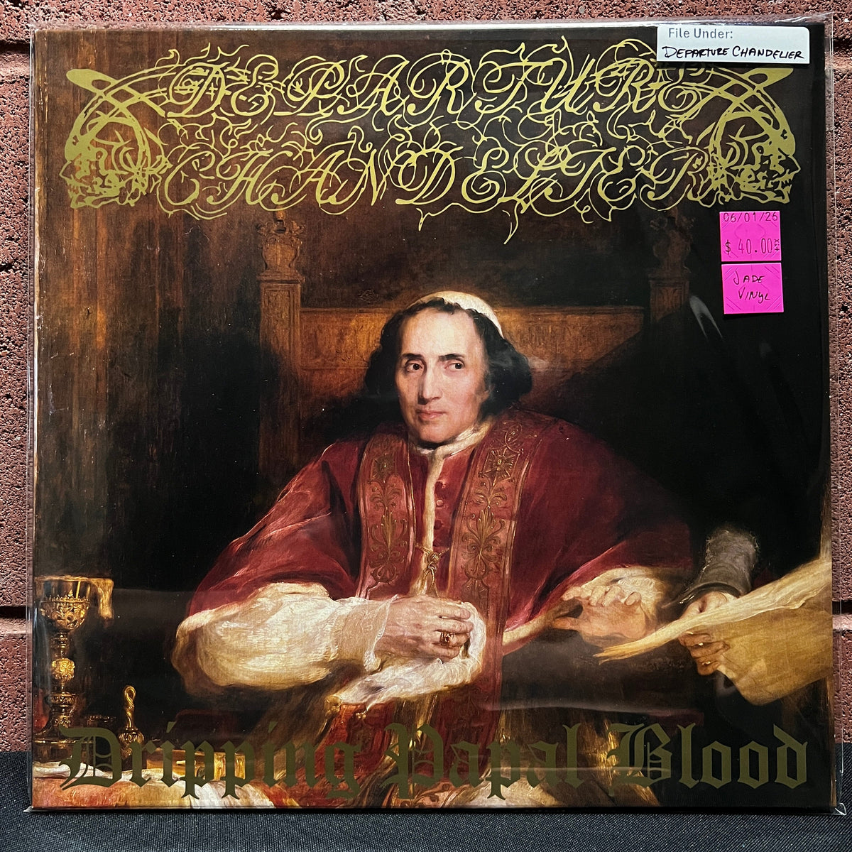 Used Vinyl: Departure Chandelier "Dripping Papal Blood" 10" (Jade vinyl)