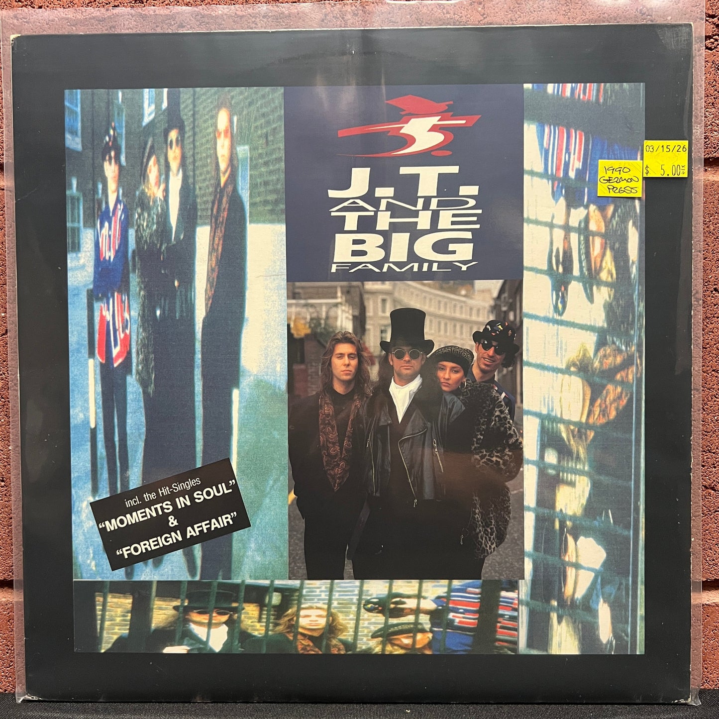 Used Vinyl: J.T. And The Big Family "S/T" LP (1990 Press)
