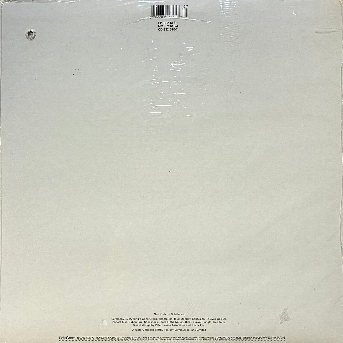 [Used LP] New Order / Substance