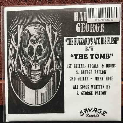 Used Vinyl: Haunted George "The Buzzards Ate His Flesh" 7" (2008 Press - Green Vinyl)