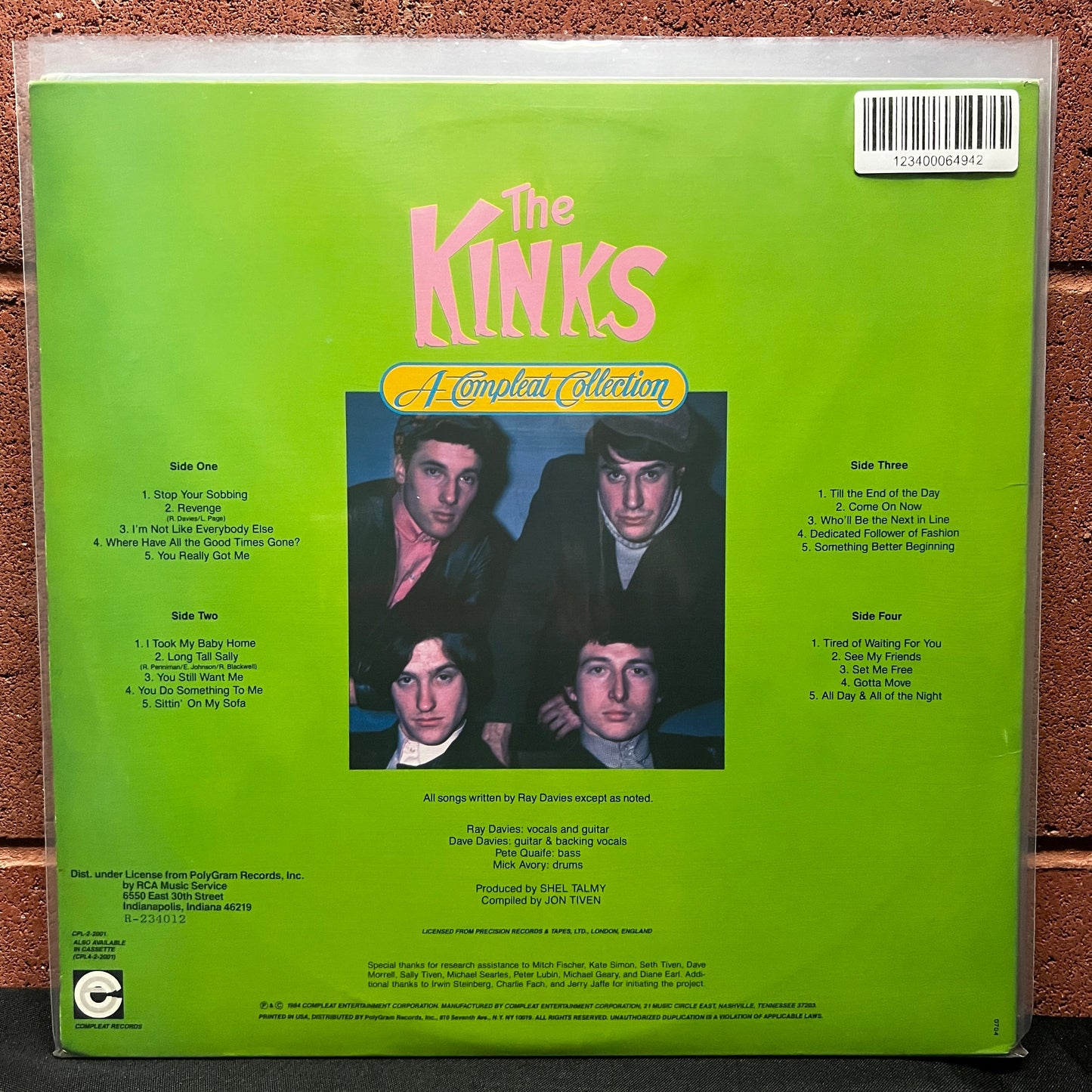 Used Vinyl: The Kinks "A Compleat Collection" 2xLP
