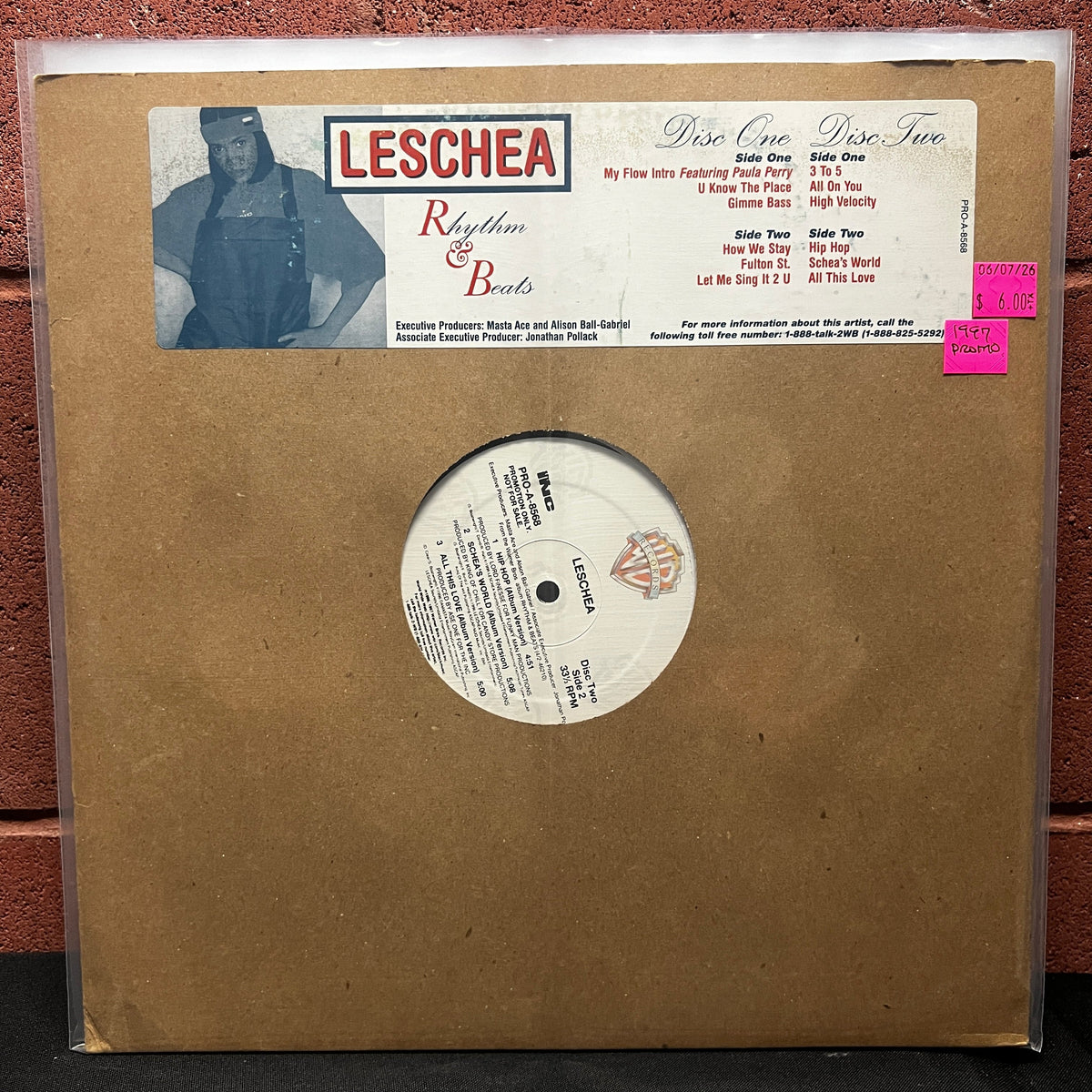 Used Vinyl: Leschea "Rhythm & Beats" 2xLP (1997 Promo Press)