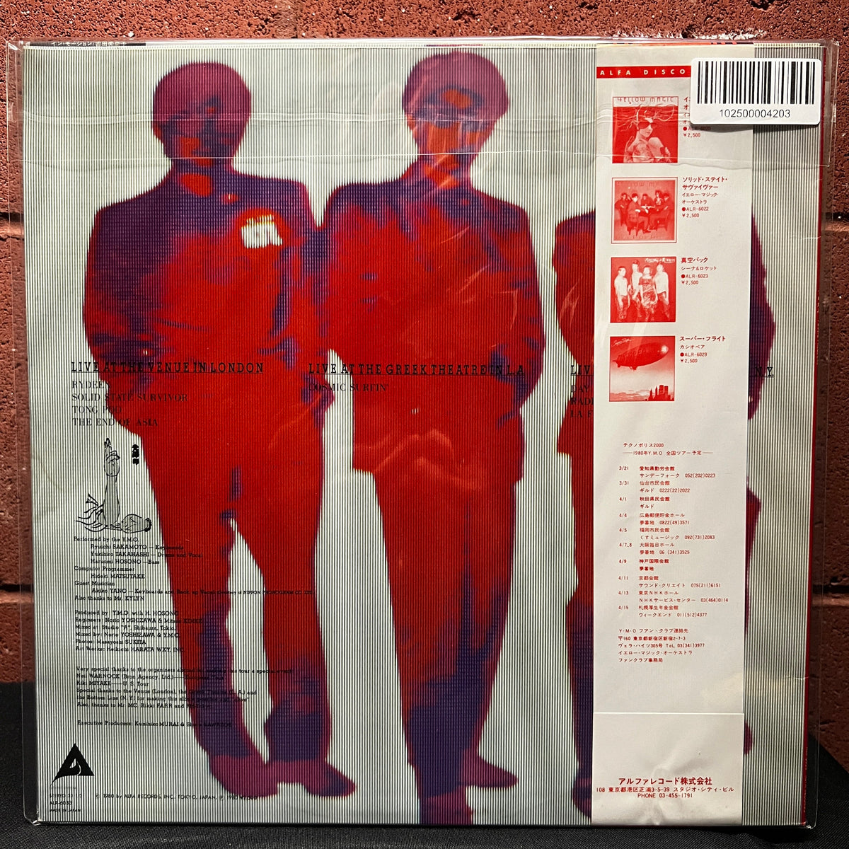 Used Vinyl: YMO (Yellow Magic Orchestra) "Public Pressure" (1980 Japanese Stereo Press, Red Ball Label)