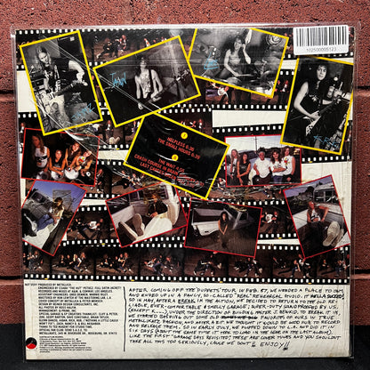 Used Vinyl: Metallica "The $5.98 E.P. - Garage Days Re-Revisited" LP (1987 US Allied Issue In Shrink w/ Hype!)
