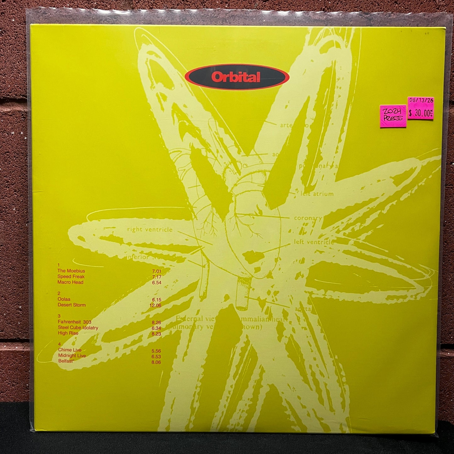 Used Vinyl: Orbital "S/T (The Green Album)" 2xLP