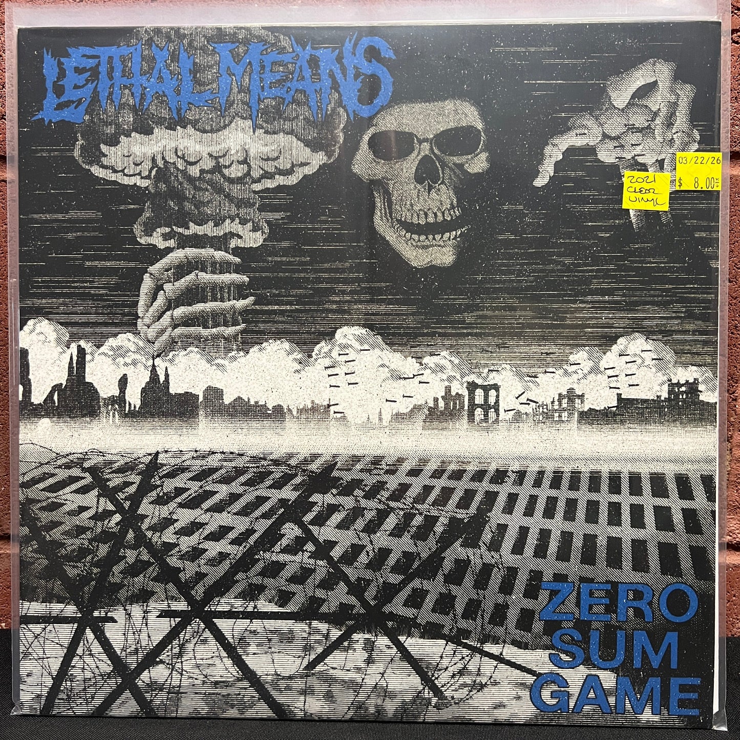 Used Vinyl: Lethal Means "Zero Sum Game" LP (2021 Press - Clear Vinyl)