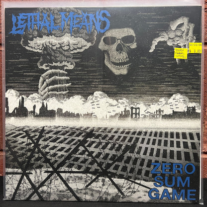 Used Vinyl: Lethal Means "Zero Sum Game" LP (2021 Press - Clear Vinyl)