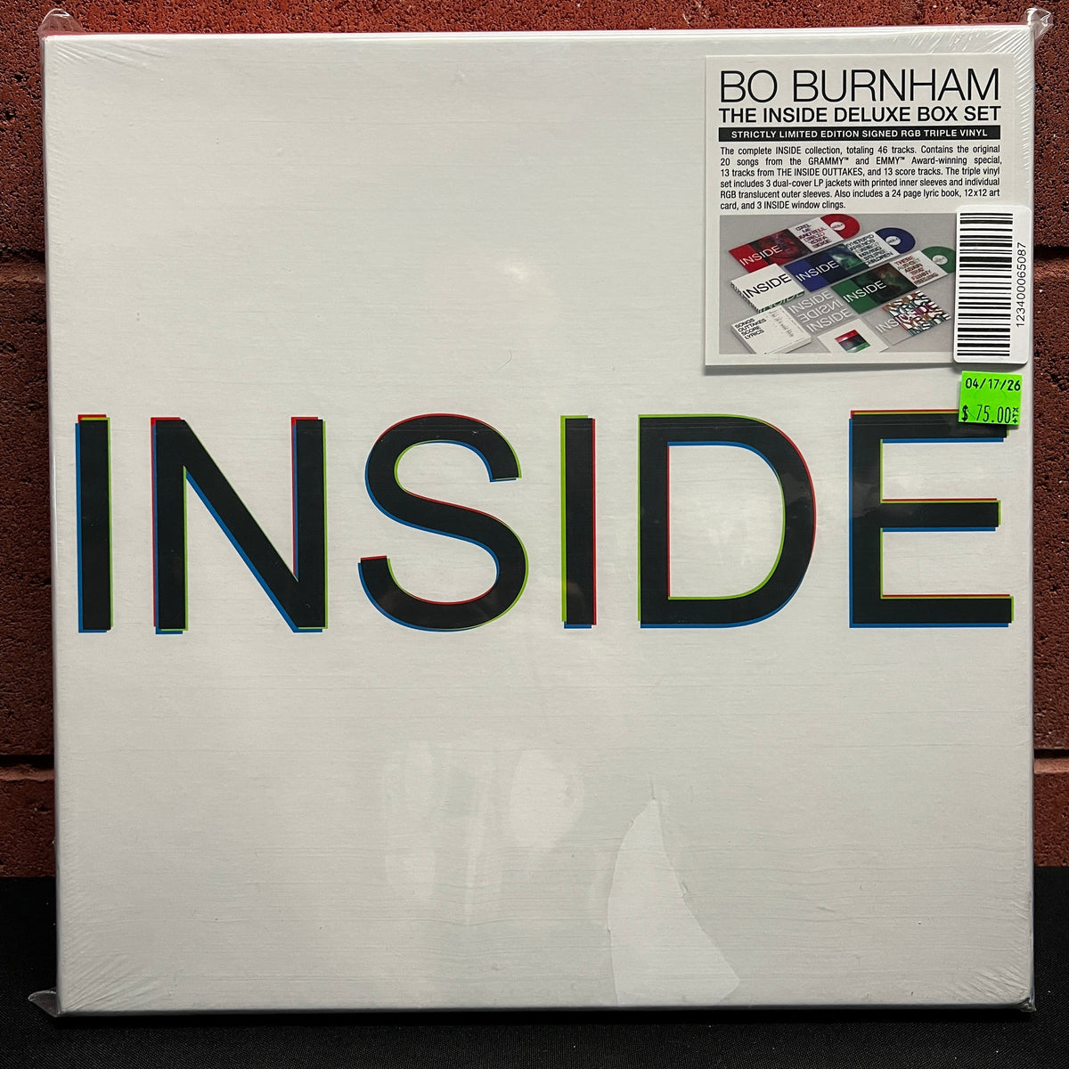 Used Vinyl: Bo Burnham "Inside" 3xLP Box Set (2022 Press - Color Vinyl - Sealed)