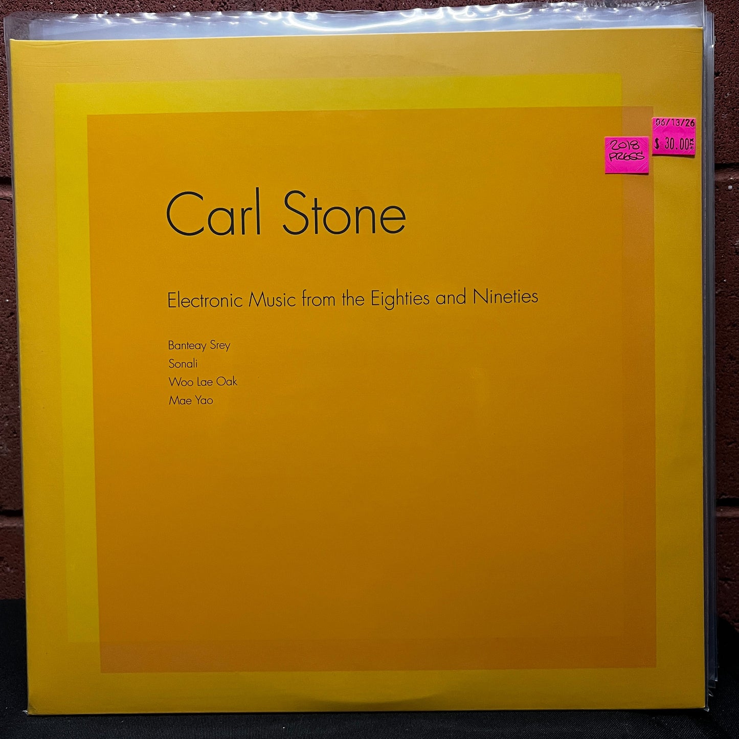Used Vinyl: Carl Stone ‎"Electronic Music From The Eighties And Nineties" 2xLP (2018 Press)