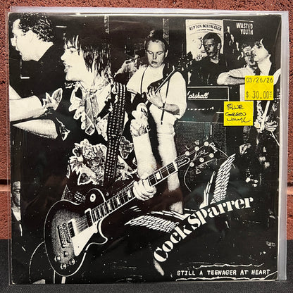 Used Vinyl: Cock Sparrer "Still A Teenager At Heart" 7" (Blue/Green Color Vinyl)