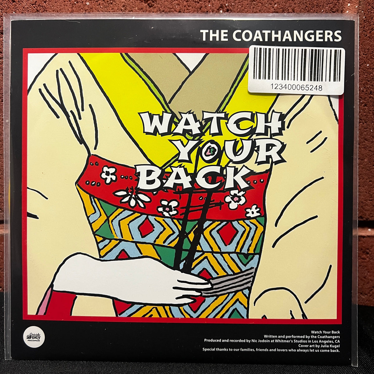 Used Vinyl: The Black Lips / The Coathangers "Freedom Fries / Watch Your Back" 7" (Green & Yellow Split Vinyl)