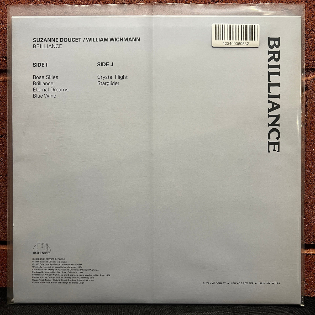 Used Vinyl: Suzanne Doucet, William Wichman "Brilliance" LP (2019 pressing)