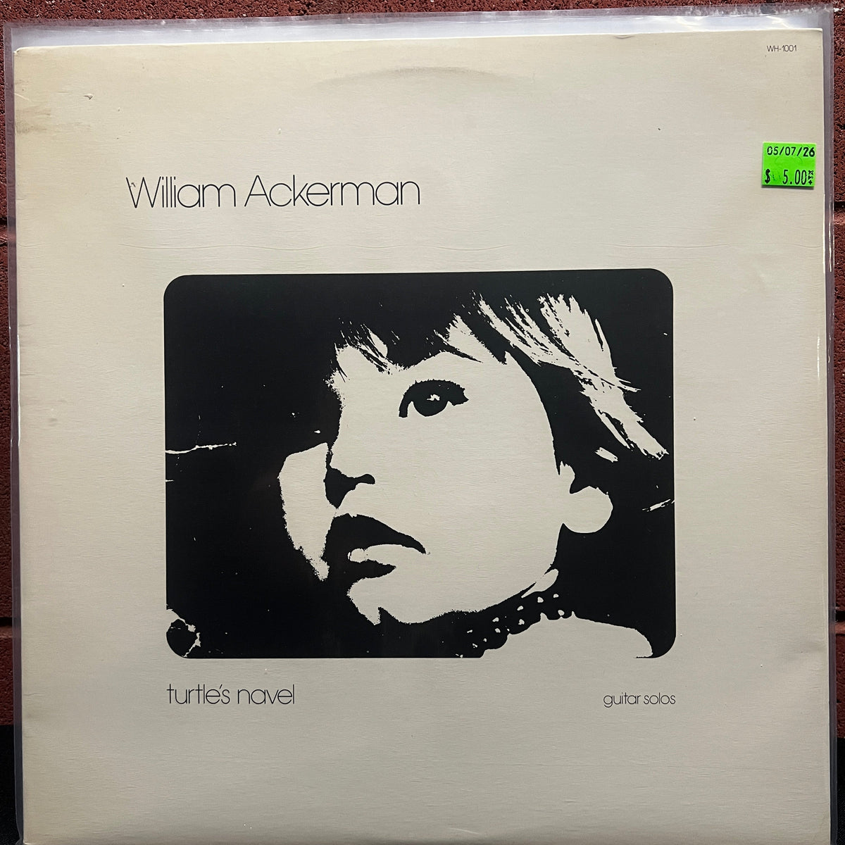 Used Vinyl: William Ackerman "In Search Of The Turtle's Navel - Guitar Solos" LP (1976 Press)